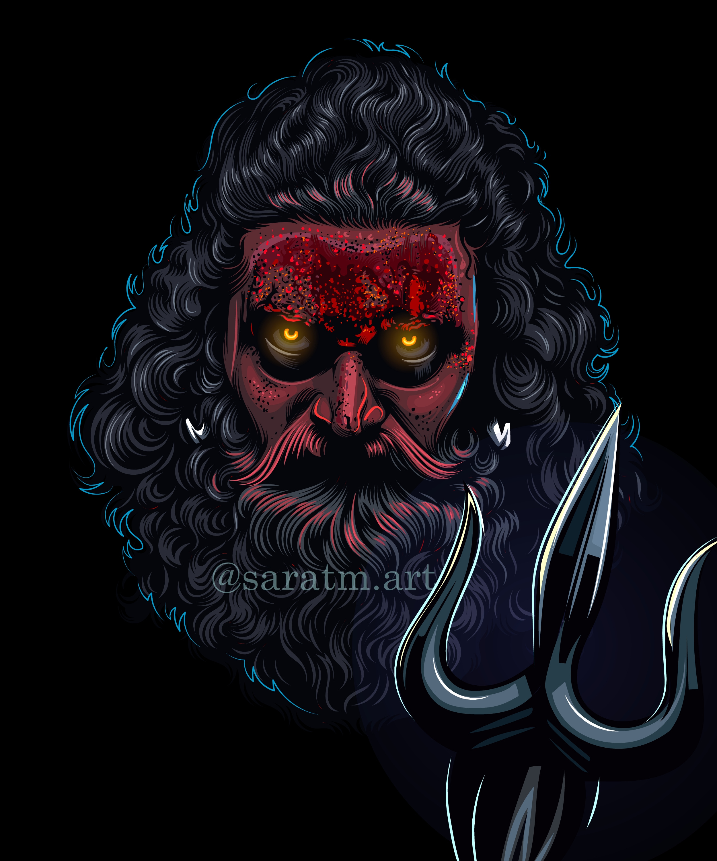 Kantara: A Legend Chapter-1 vector art graphic graphic design illustration kantara kantara chapter 1 logo portait portrait illustration vector vector artwork