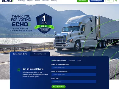 B2B Logistics Website Redesign branding design graphic design illustration landingpage logo ui vector webdesign webxpart
