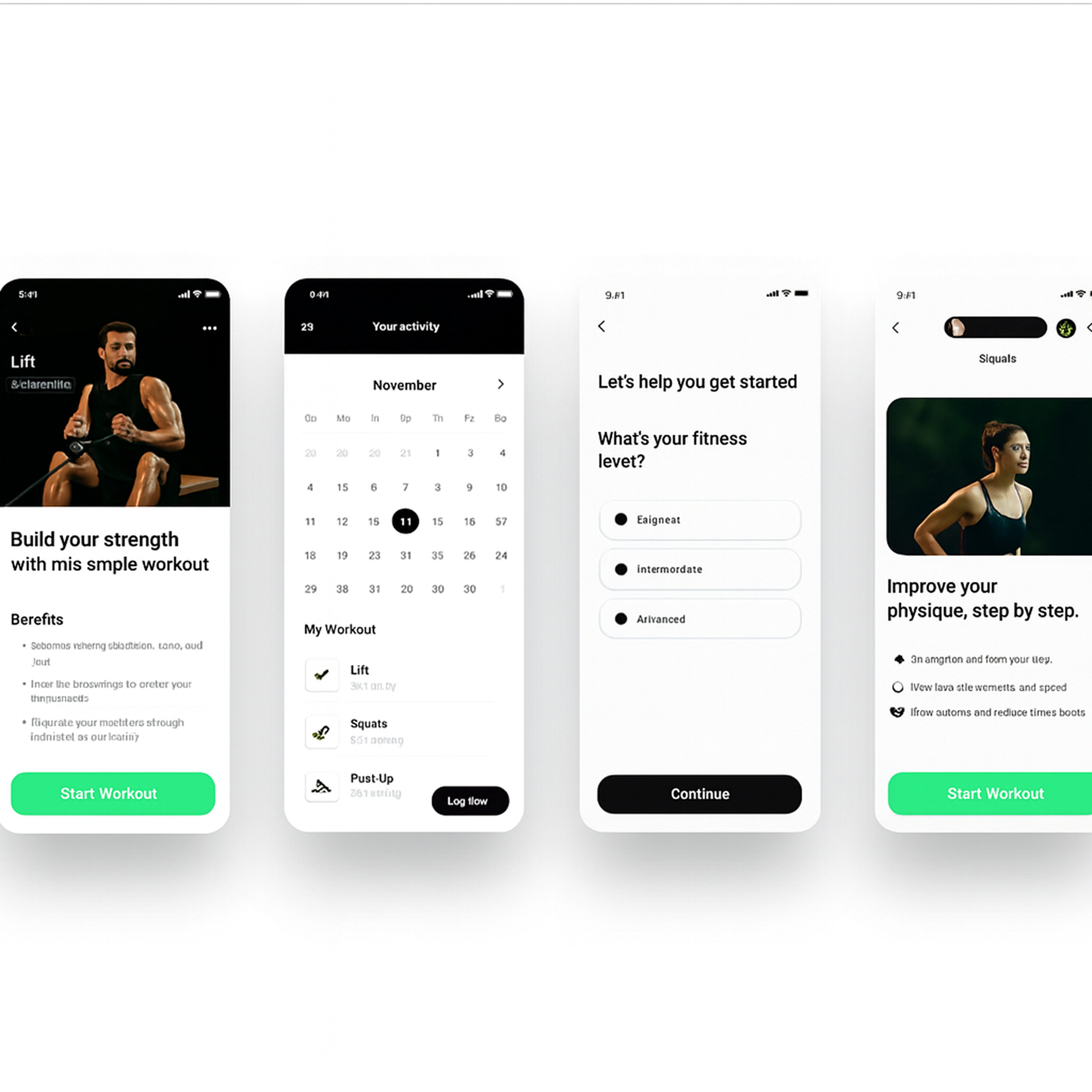 Forma–Fitness Training App (Modern UI/UX Mobile Concept–Figma) figma fitness app interaction design minimal ui mobile app product design ui design ux design workout app