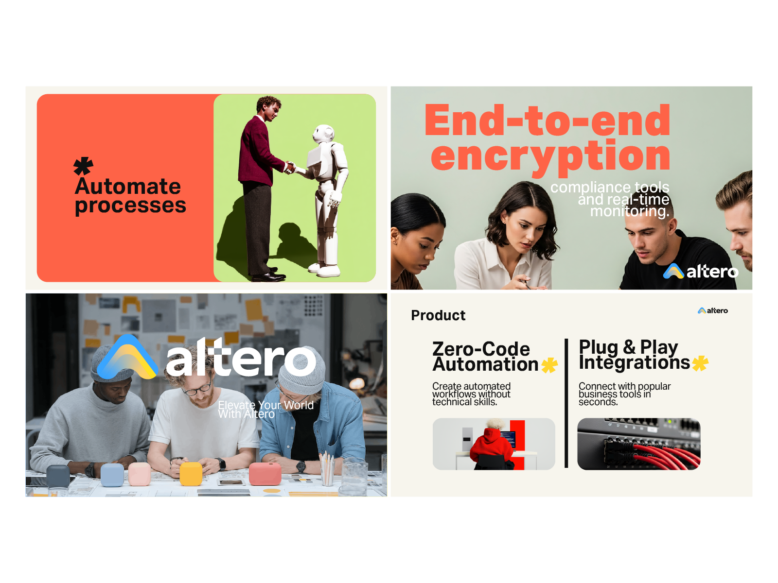 Example of Pitch Deck Work In Progress For Altero