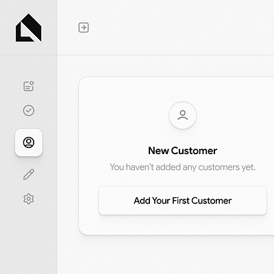 New customer web app design. add to group add your first customer crm dashboard customer list customer profile notes dashboard dashboard design empty states import customers match field new customer notification web app product design task to do the customer list upload spreadsheet web app design website editor