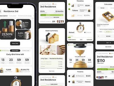 App components blockchain investments mobile app tokenization