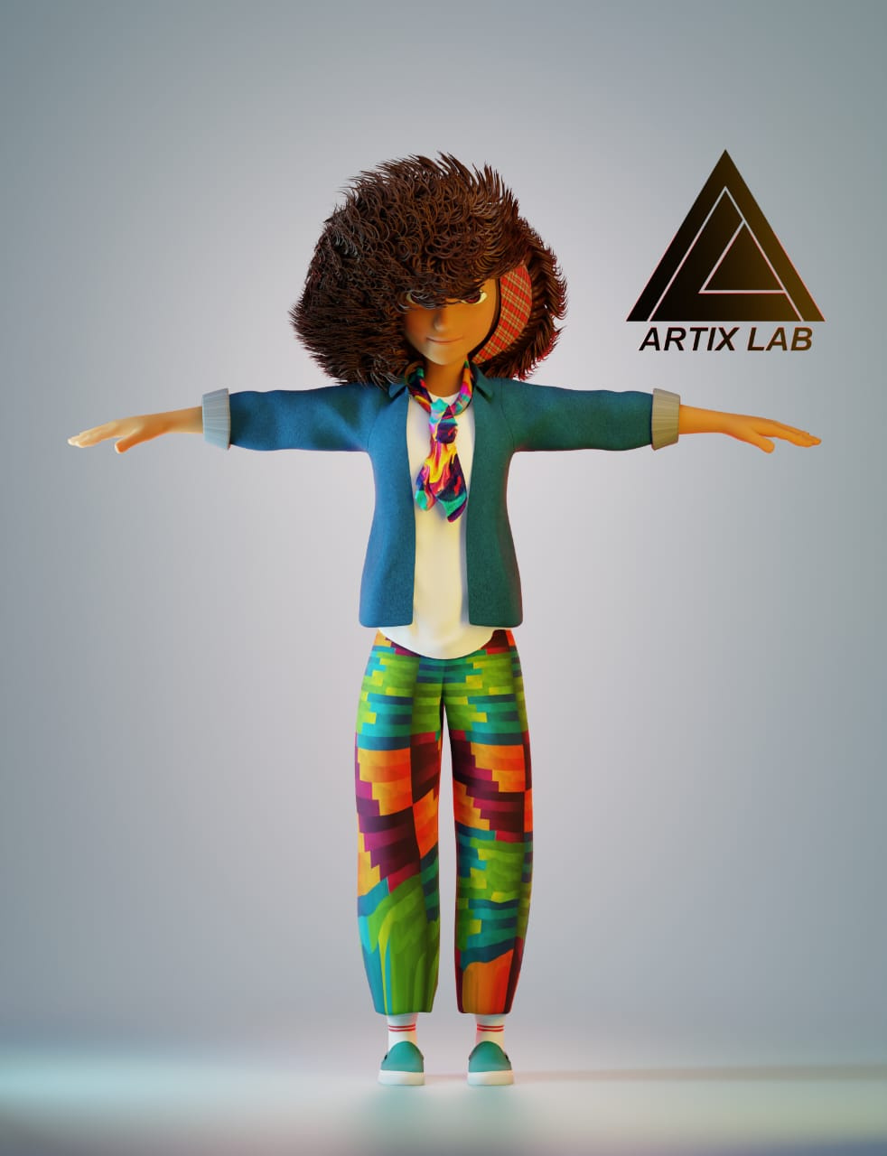 The Funky Trailblazer 3dcharacter 3dmodeling 3drendering animationart artcommunity artistoninstagram artixlab blenderart cgcharacter characterdesign creativedesign digitalart graphicstyle vfxartist visualart