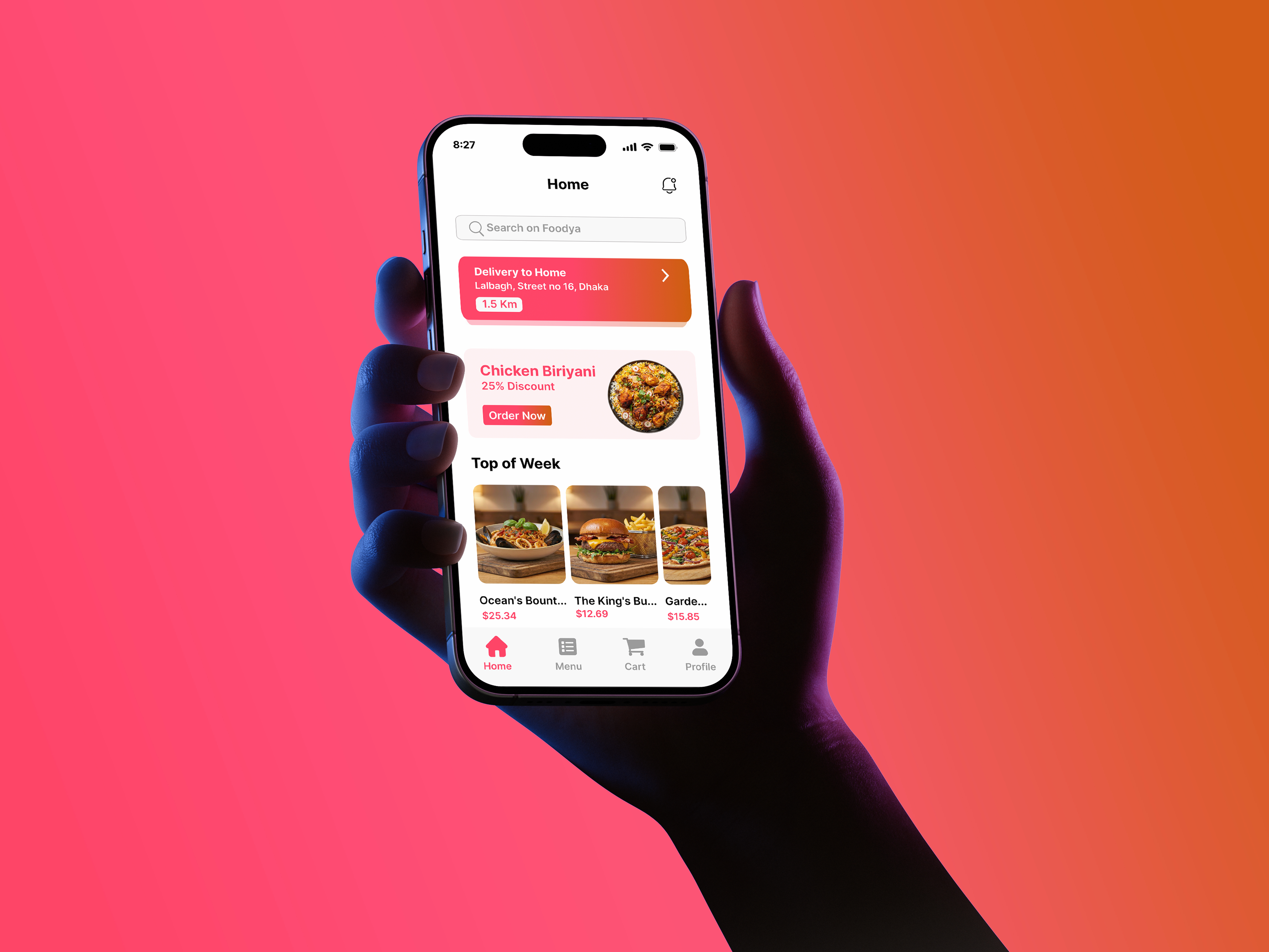 App UI Design app app design food delivery app design graphic design mobile app ui