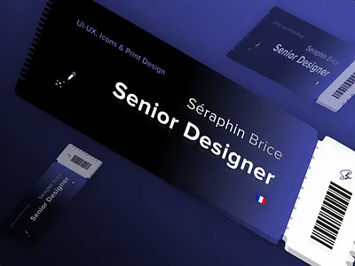 Ticket bar code brand branding dark blue sea dark ui graphic design icons designer illustration illustrator ai logo logotype mockup photoshop psd print designer saas design senior designer stamp ticket typo typography ui ux designer user profile ux audit