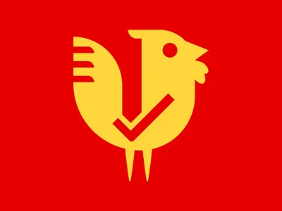 check mark rooster logo approved logo art check mark logo chicken logo exclusive logo food logo logo logo sale restaurant logo rooster check mark logo rooster logo simple chicken logo vector