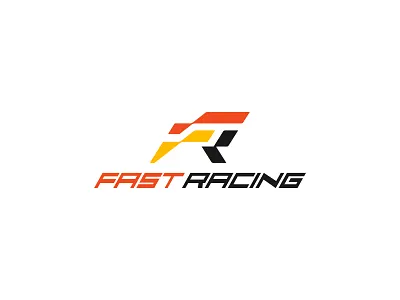 Dynamic Fast Racing Logo Design – F + R Lettermark automotive logo design dynamic logo concept fast logo concept fast racing logo fr logo fr monogram logo modern monogram mark modern racing identity motorsport logo design racing lettermark speed brand identity