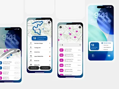 Apple Clips x Bus Stop Information apple clips ui apple style ui bus tracking clean ui design interface design ios app design location app map interaction map ui minimal ui mobile app design mobile ui navigation app product design public transit ui real time tracking route planning transit app transport app ux ui design