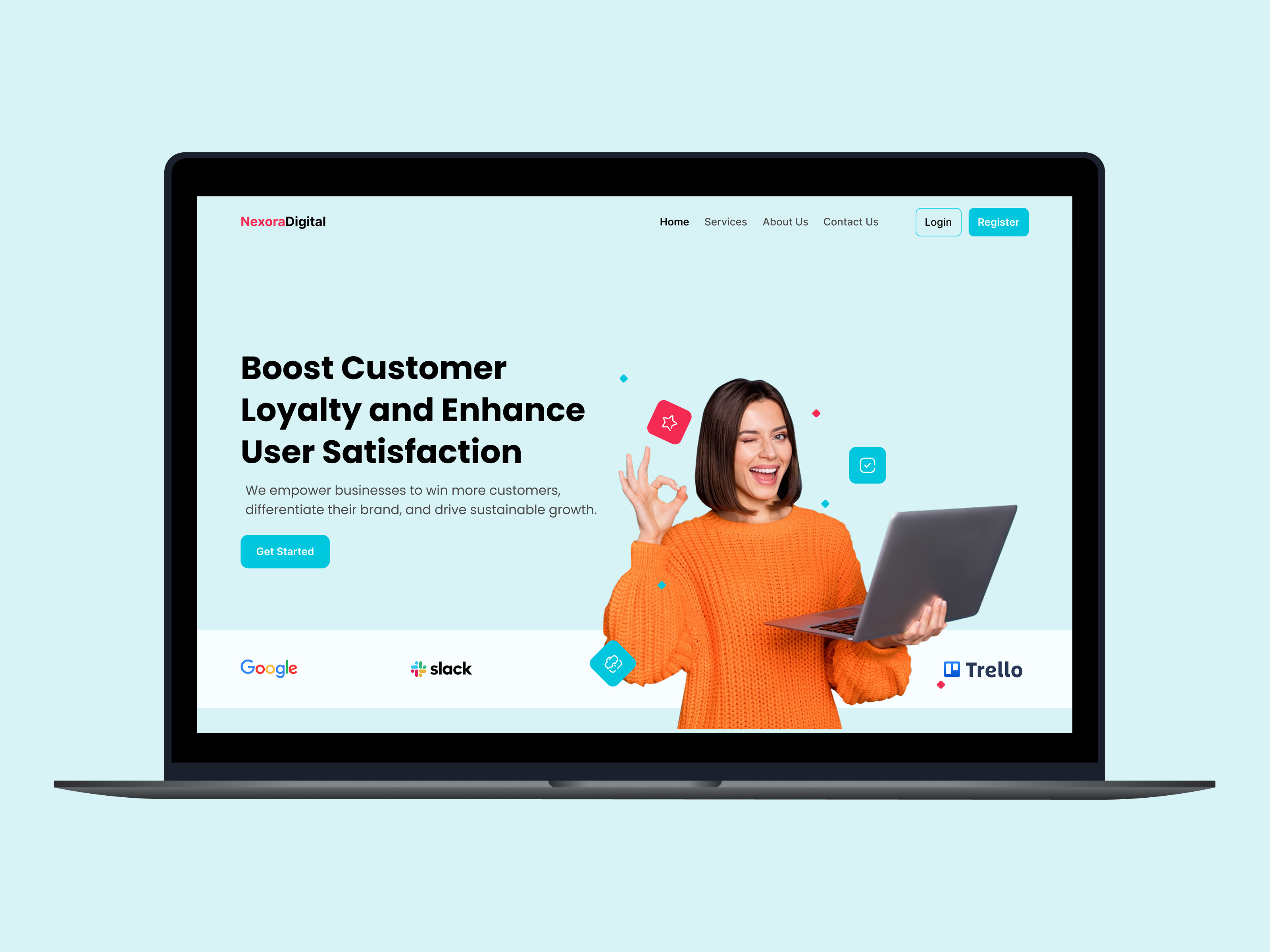 Agency Website Design – Clean & Modern Business Growth UI agency ui animation business website clean ui creative agency figma figma design graphic design interface design landing page ui minimal web design modern ui ui ui design ui ux ui ux design ux ux design web design website design