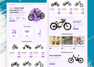 bike website landing page design bike bike website design bike website lan cycle cycle website ecommerce ecommerce website landing page race race events store ui design web design