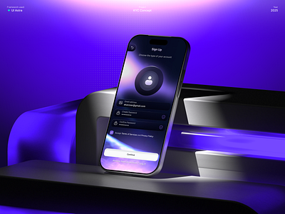 KYC Crypto Concept app appdesign blockchain branding crypto design graphic design illustration interfacedesign kyc logo ui ux wallet web3