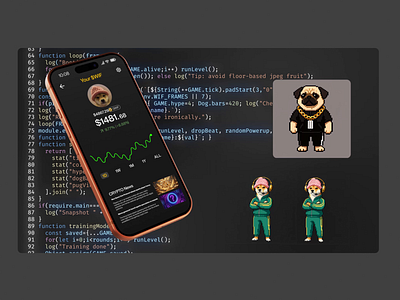 Ai make games animation 3d ai ai make games animation branding coins counter animation design dogwifhat games illustration iphone 17 pro rotating logo animation logo reveal motion graphic designer motion graphics ui web 3 web3.0 with ai