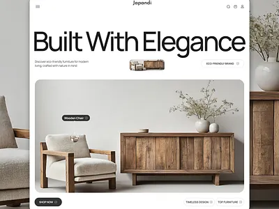 Furniture Web Design & Development branding clean design designer framer furniture modern ui ux web web design web development website