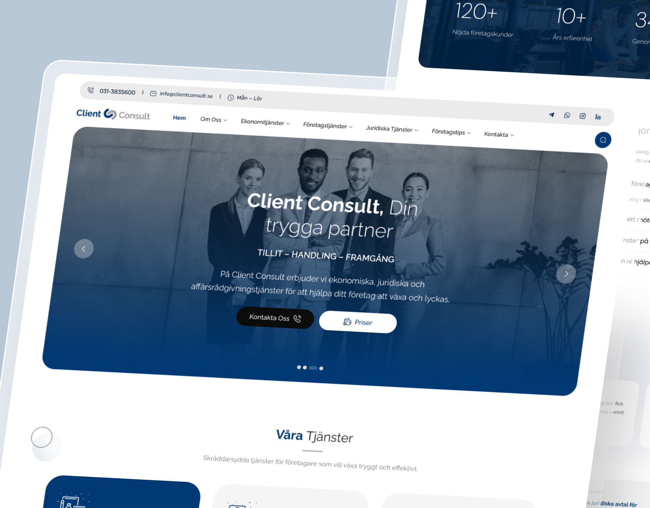 Accounting Site - Client Consult accounting accounting site agency consultation design figma design ui ui design web design website wordpress