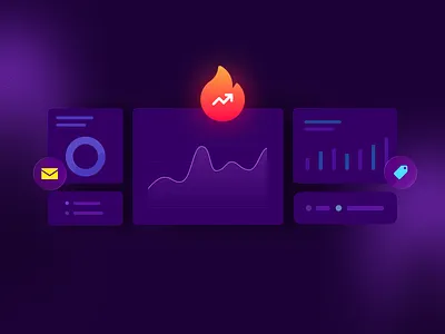 Digital Marketing Trends artshare branding creative design flat illustration illustrator marketing ui