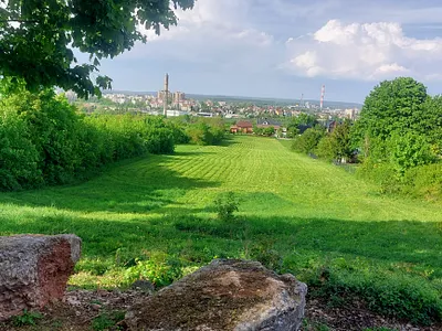 Panorama Kielc / Panorama of Kielce - Kielce, Poland abstract branding circle composition computer graphic design flat graphic design illustration ui