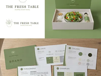 Salad restaurant branding branding design food graphic design green illustration logo packaging print design restaurant salad