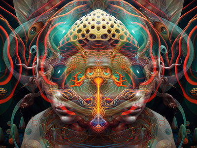 Abreactive Orbitals abstract color colorful dimensions forms futuristic geometric gradient graphic design illustration imagination motion graphics pattern print psychedelic reverberation shading shapes vibrant waves