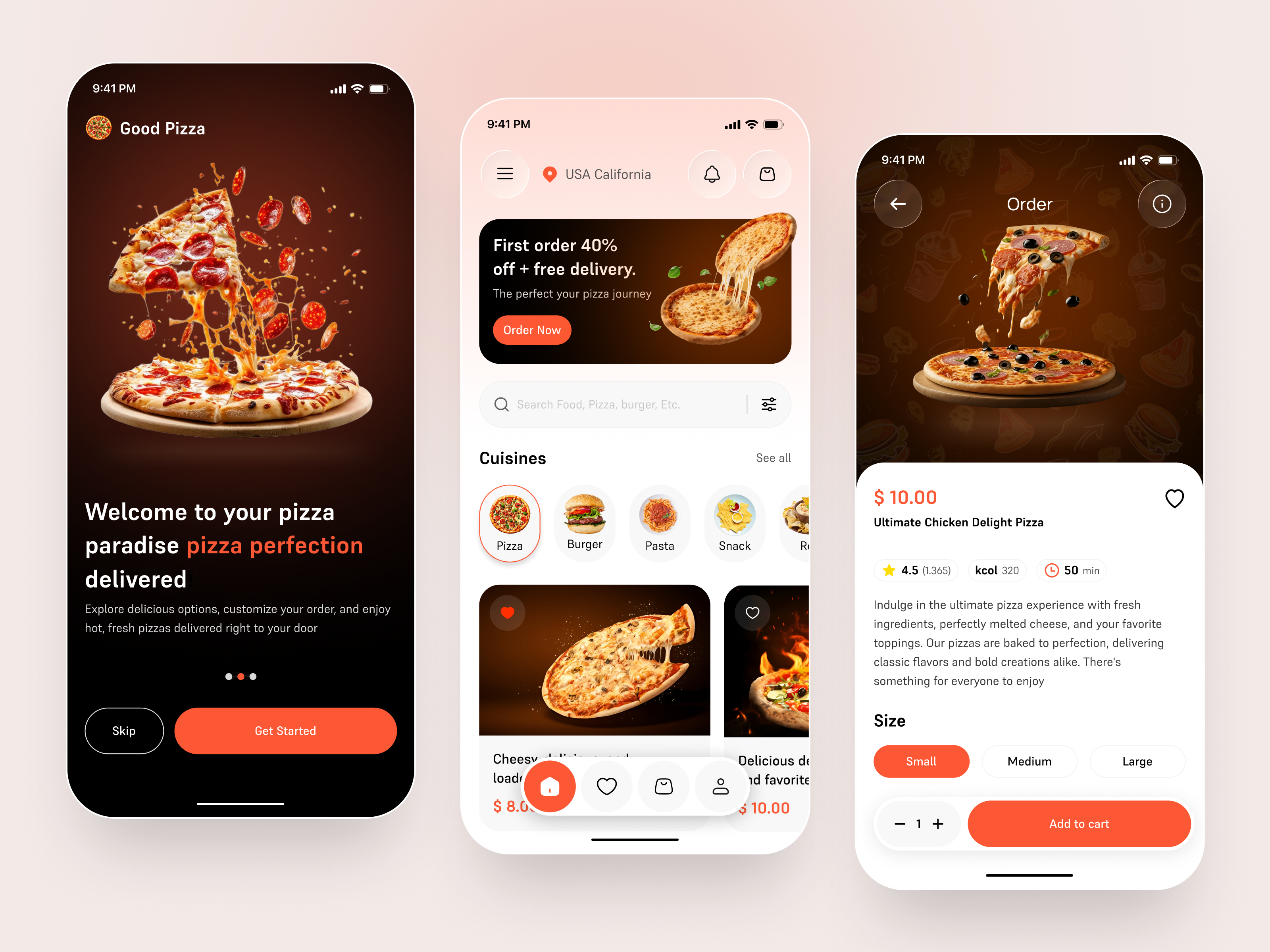 Example of Food Delivery App Design & Development