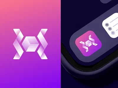 modern unused letter H blockchain logo design app icon symbol blockchain blockchain logo brand design brand guidelines brand identity branding creative logo crypto logo defi logo design fintech logo h logo letter h logo lettermark logo modern logo saas logo token logo web3 logo