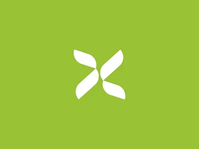 Modern Minimal X Logo Mark Design abstract letter x clean abstract logo creative monogram logo eco friendly logo design geometric x symbol green brand identity minimal logo mark minimalistic emblem modern branding organic brand design simple clean logo tech startup logo x letter logo x logo design