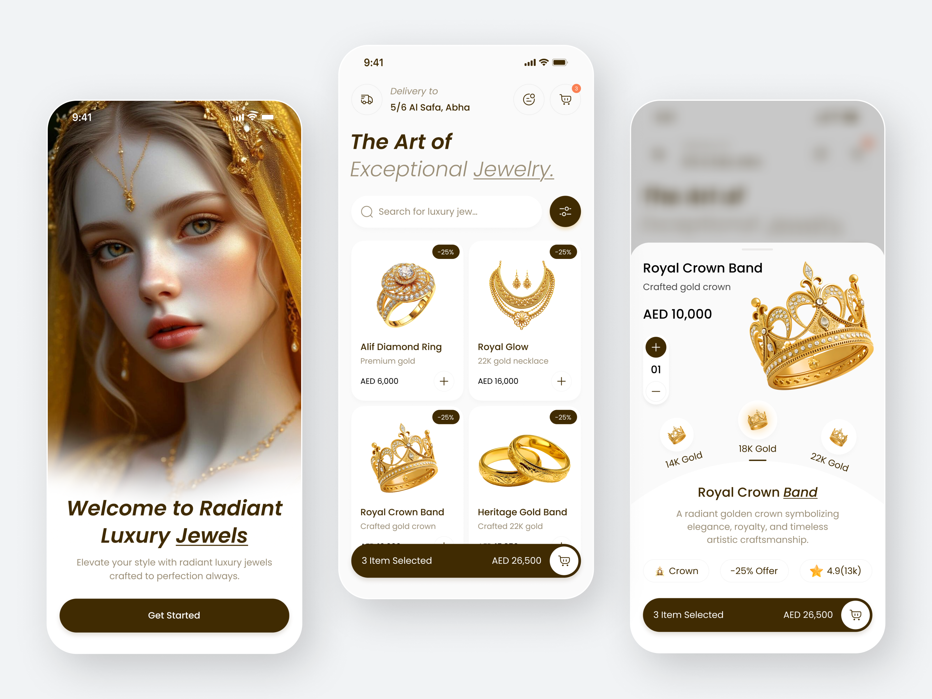 Example of Mobile App Design Per Screen