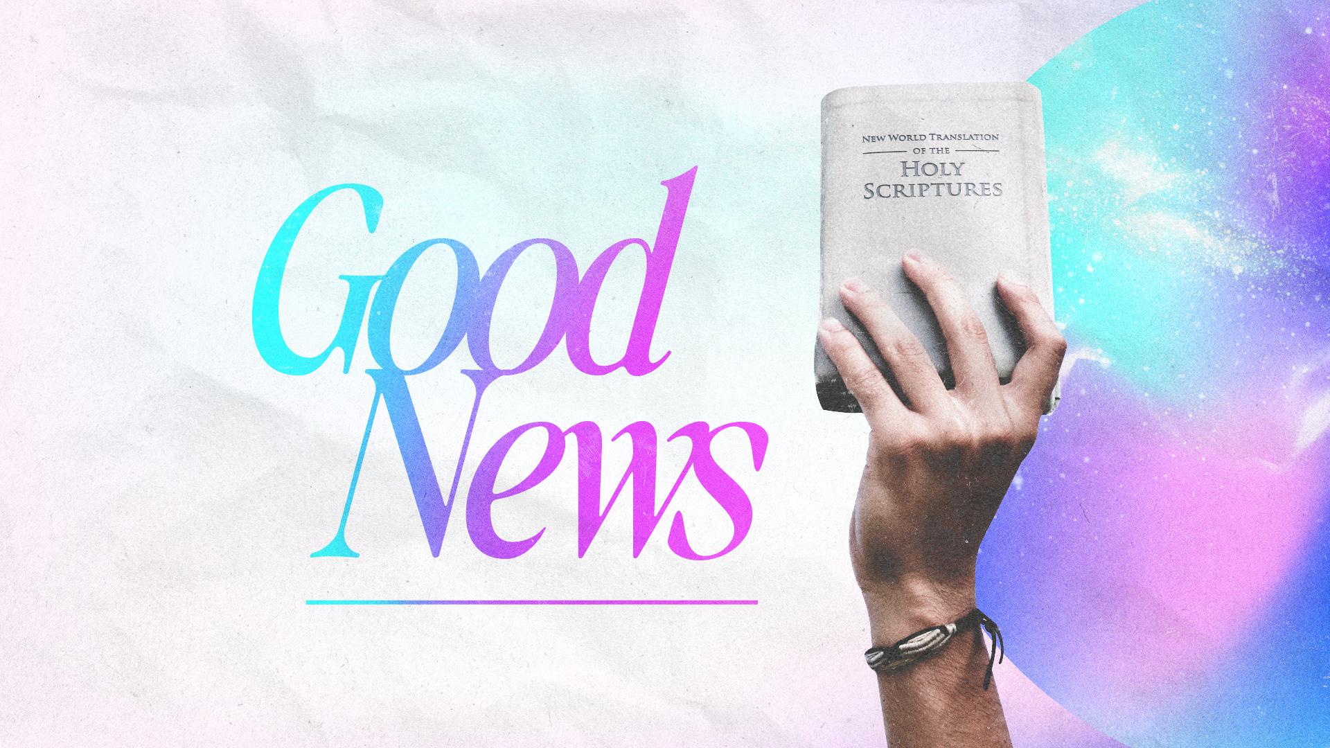Good News | Sermon Series christian church editorial design god graphic design lettering poster sermon social media type design