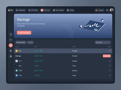 DeFi Safe Vaults Web3 App crypto app crypto defi crypto design crypto loan cryptocurrency defi loan defi safe vaults web3 app web app web3