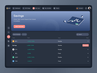 DeFi Safe Vaults Web3 App crypto app crypto defi crypto design crypto loan cryptocurrency defi loan defi safe vaults web3 app web app web3