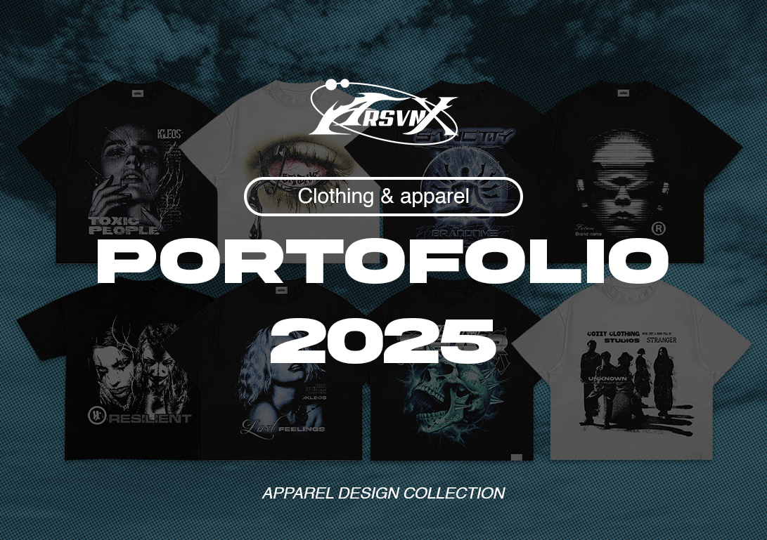 PORTOFOLIO CLOTHING DESIGN 2025 apparel branding clothing clothing design design graphic design illustration streetwear y2k