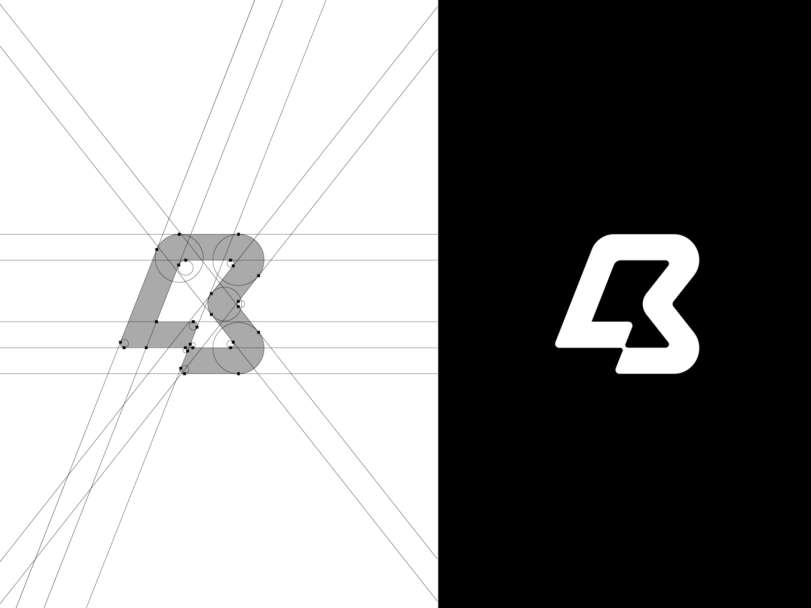 Example of LB Letter Logo Design – Modern Monogram Logo | Minimal Branding