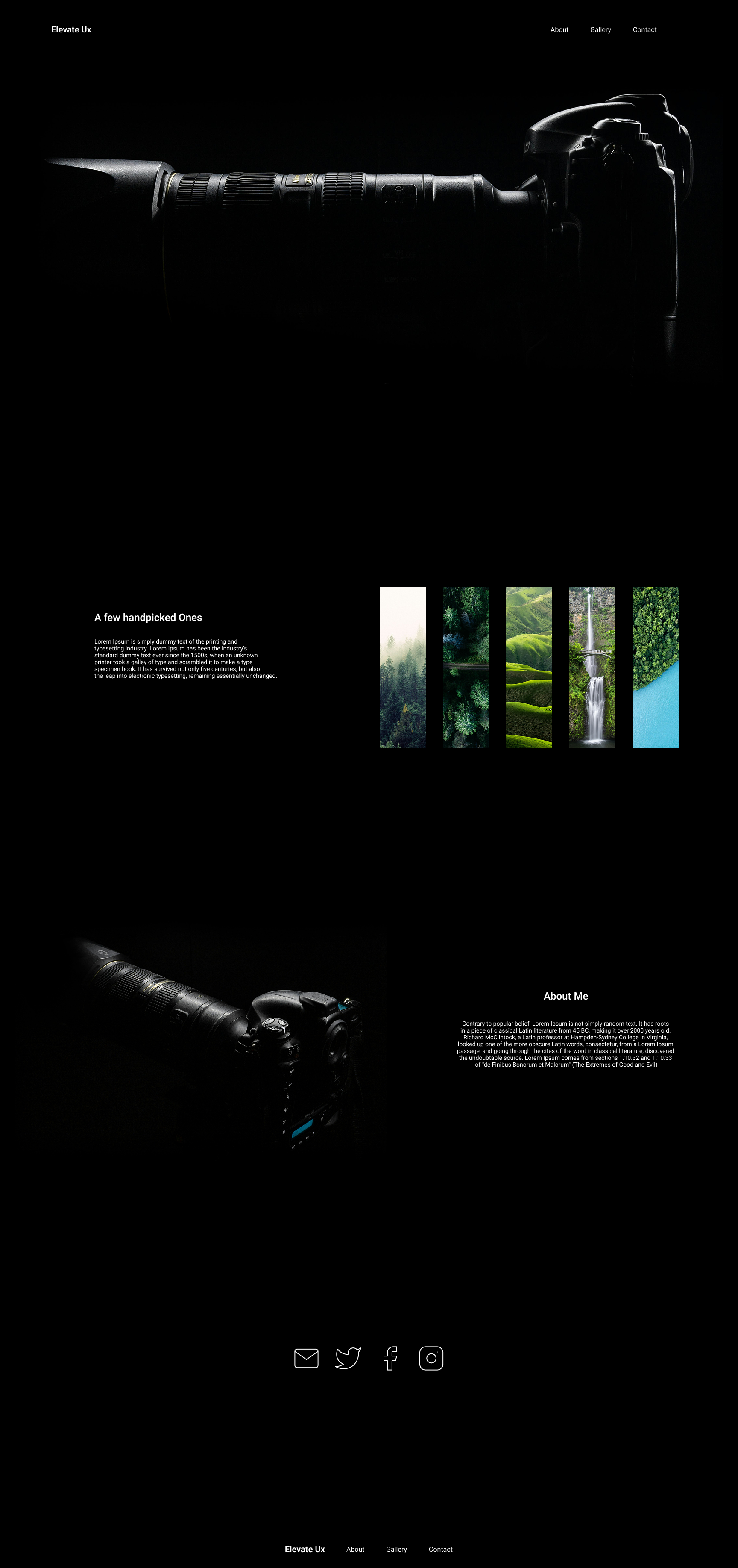 Beginner Portfolio Website beginner portfolio website graphic design ui