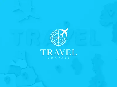 Travel Compass: Minimal Logo with Plane & Partial Compass Icon brand identity branding compass design design logo flat graphic design icon illustration logo logo design logos logotype minimalist modern plane travel travel icon ui unique