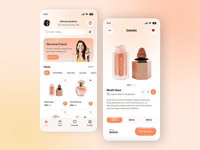 Skincare Product Mobile App UI/UX ai assistant ai beauty ai skincare ai voice app design beauty app beauty store design veli dribbble ecommerce app mobile app modern ui product app shopping app skincare app skincare shop ui design ux design voice app voice assistant