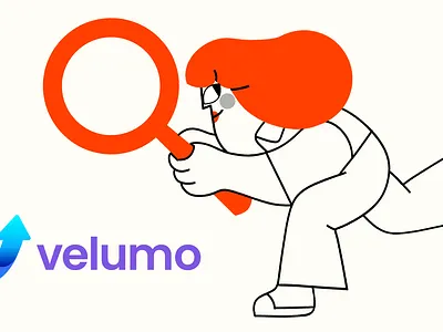 Velumo App branding illustration motion graphics