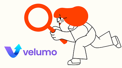 Velumo App branding illustration motion graphics
