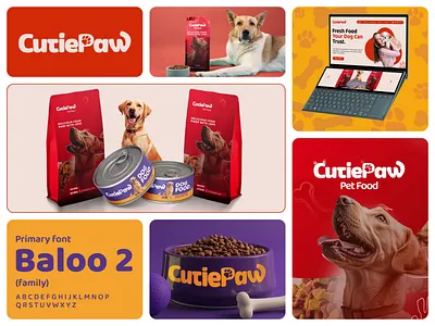 Cutiepaw - Dog Food Branding animation brand identity branding design dog food feeding food graphic design icon imagine geometric logo logo animation logo design minimal minimalistic modern motion graphics paw pet visual identity
