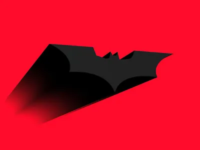 3D batman logo in Spline