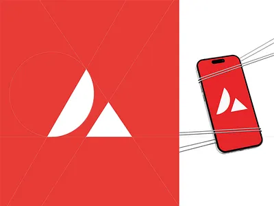 Minimal Geometric Letter A Logo Design a latter mark a logo design a logo mark a minimal logo branding design geometric a logo graphic design icon latter a logo letter a logo logo logo design logo for sale minimal a logo