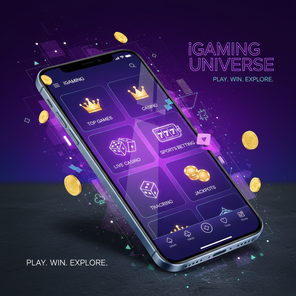 iGaming Universe 3d casino gamedesign gameui gameux gaming jackpots livecasino motion graphics planko sports topgames