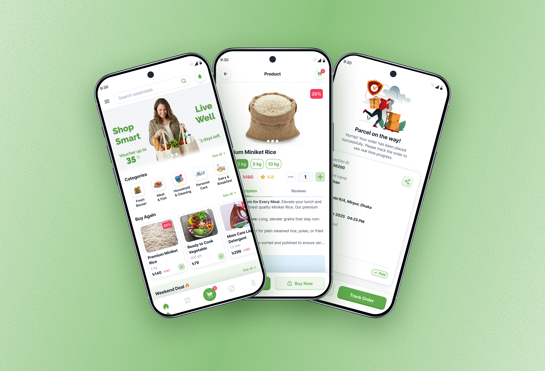 Hyper-Local Daily Essential & Grocery App 🛒 — UX/UI Case Study app design branding daily essential app ecommerce app figma food delivery grocery app minimalist mobile app product design shopping app supermarket ui ui ux user interface