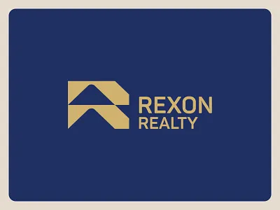 Rexon realty logo design for real estate construction property. app apps logo branding construction logo design graphic design illustration letter logo logo logo design logo generation logo idea logo maker logo shop property r home r letter r real esate ui vector