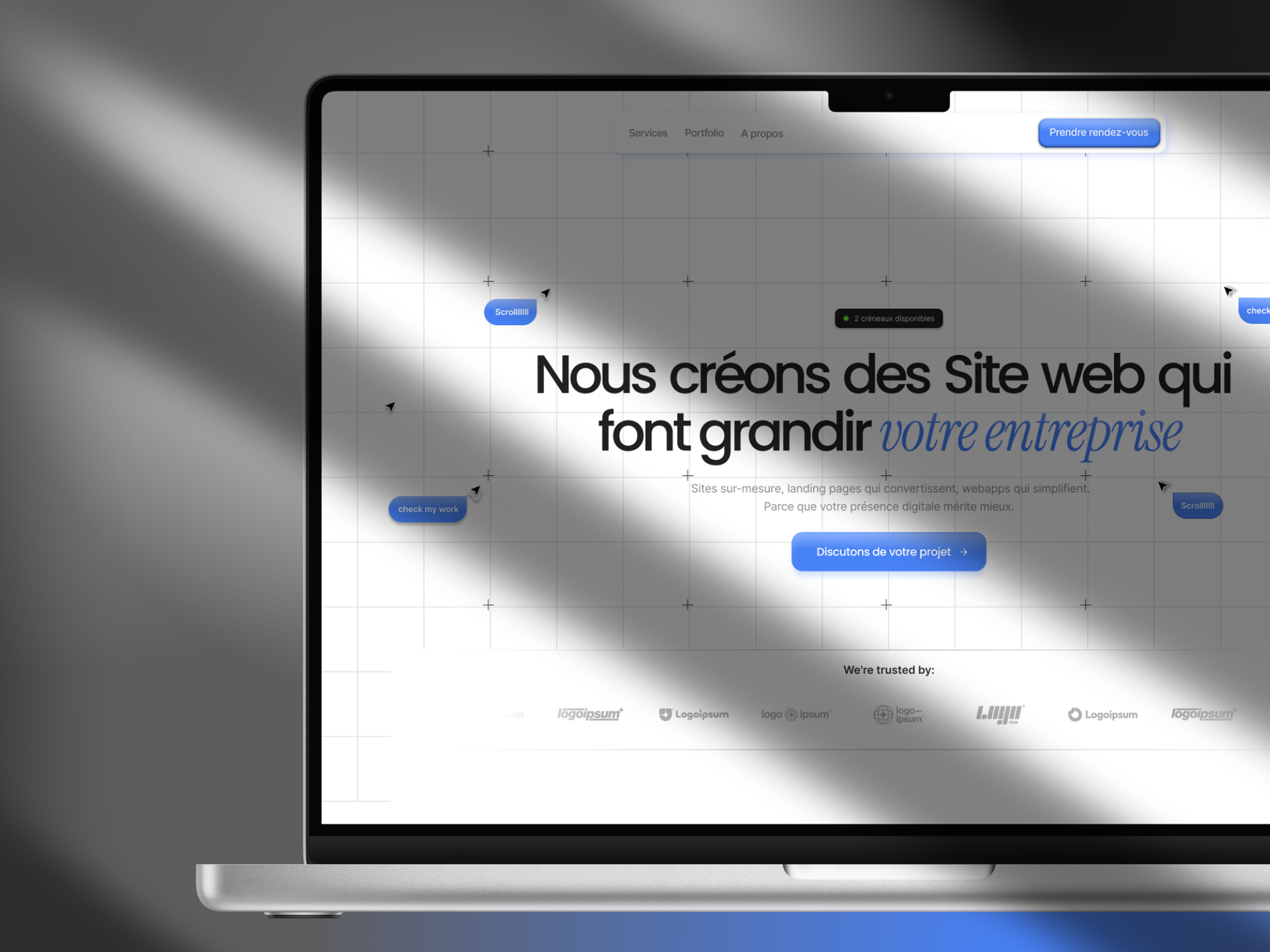 Elevate — Modern Web Agency Design agency website branding clean ui figma graphic design landing page modern ui ui ui design ui ux web design webflow