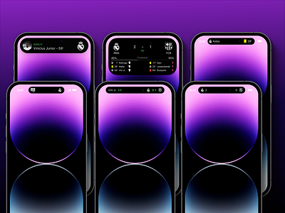 Football App Dynamic Island Concept concept dynamic island dynamic island concept dynamic island ui dynamic island ux football football app game iphone 14 pro mobile app score