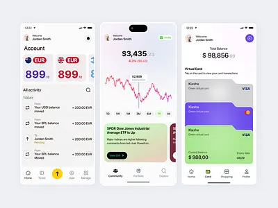 Wallet App Design - Fintech UI/UX banking app currency exchange digital wallet e wallet finance app fintech application fintech mobile app money transfer send money transactions ui ui design ux wallet wallet app wallet ui website wrong input