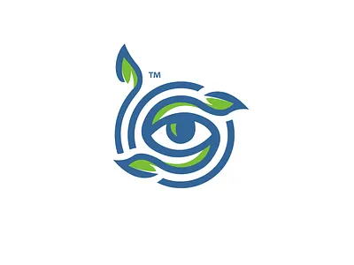 GS monogram with an eye and leaves awareness creative design eco evolution eye green growth gs identity leaf logo mahamadhesien mark minimal modern monogram nature organic symbol