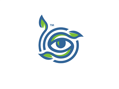 GS monogram with an eye and leaves awareness creative design eco evolution eye green growth gs identity leaf logo mahamadhesien mark minimal modern monogram nature organic symbol