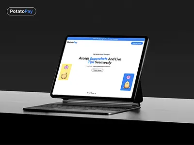 PotatoPay Framer Design and Development app design application branding design figma framer framer design framer development motion graphics saas ui ux web design webapp website development
