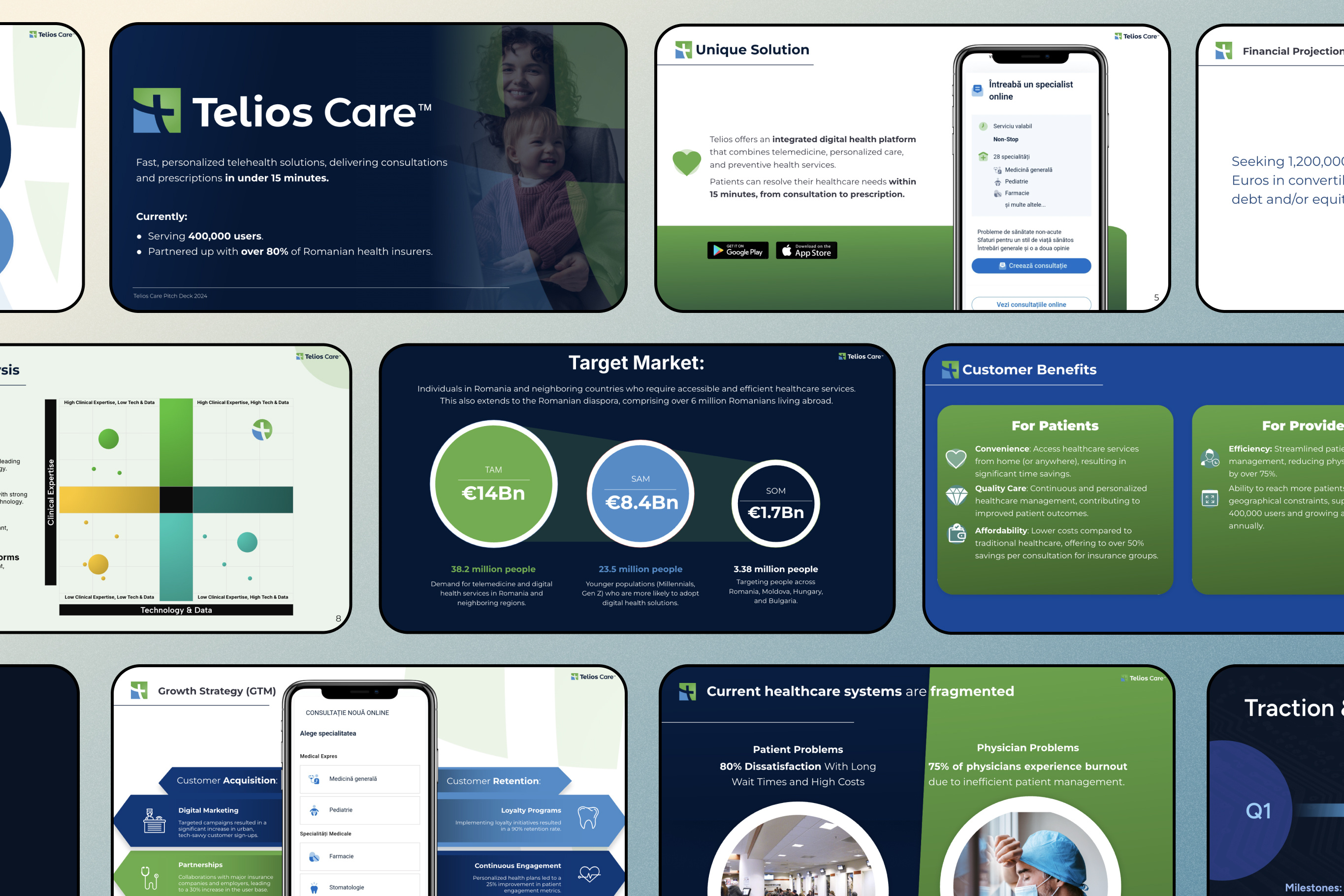 Example of Medical Pitch Deck Design