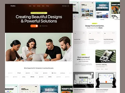 Digital Agency Website agency agency web agency website auchay studio digital agency digital agency website landing page web web design website design